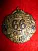 66th Battalion (Edmonton, Alberta) Officer's Cap Badge, Jackson Bros. 1916